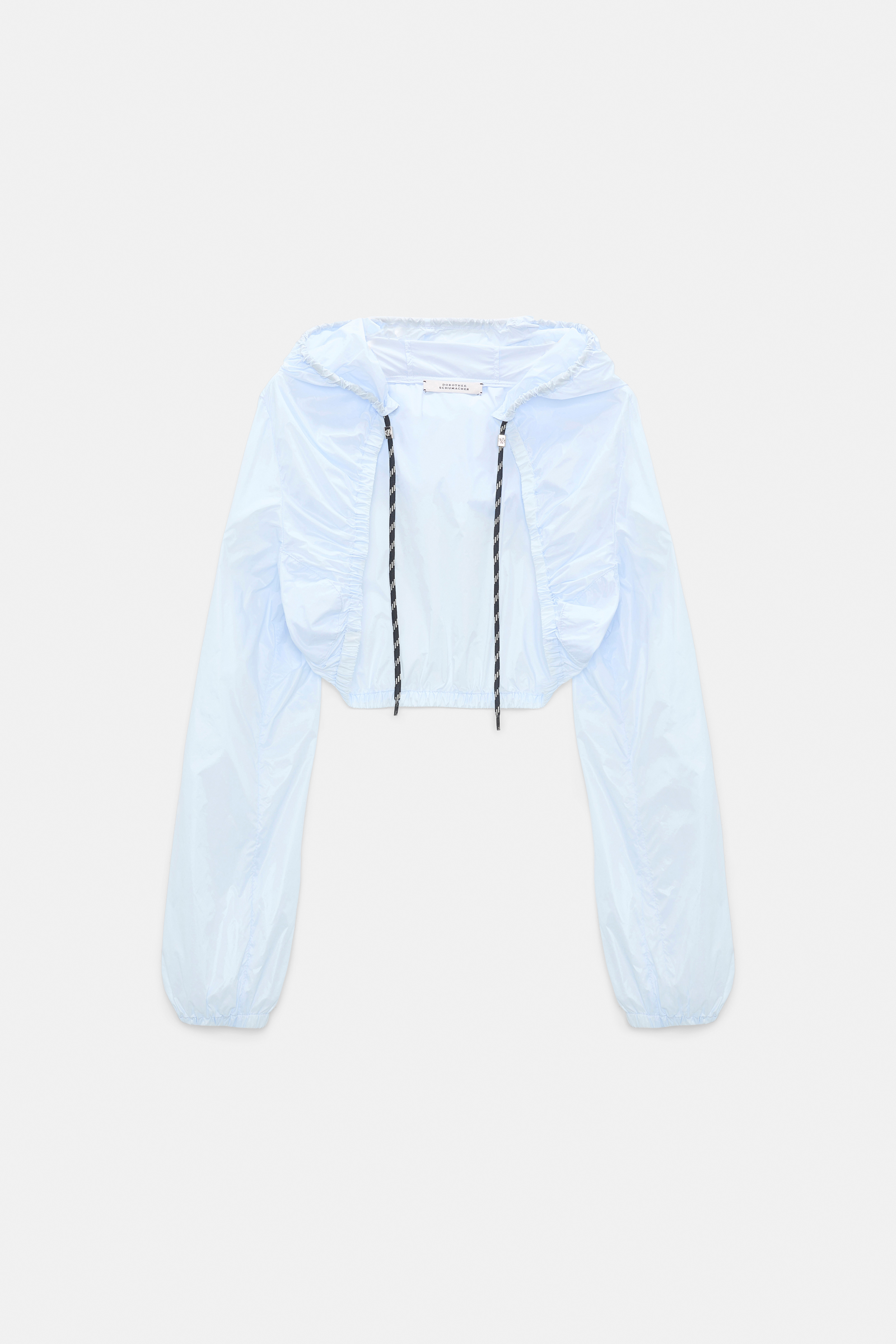 Dorothee Schumacher Styling Piece mit Kapuze und Arm-Cover icy sky